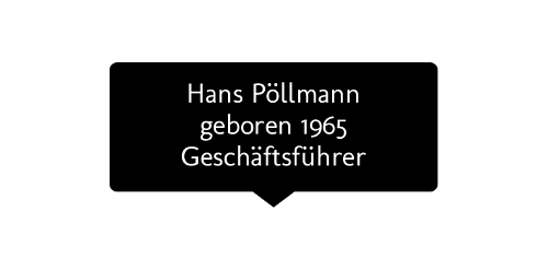 Hans Pöllmann, 1965, Geschäftsführer.